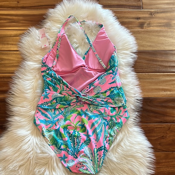 Lilly Pulitzer Malvie One Piece Swimsuit Size 14 NWT - Picture 6 of 10
